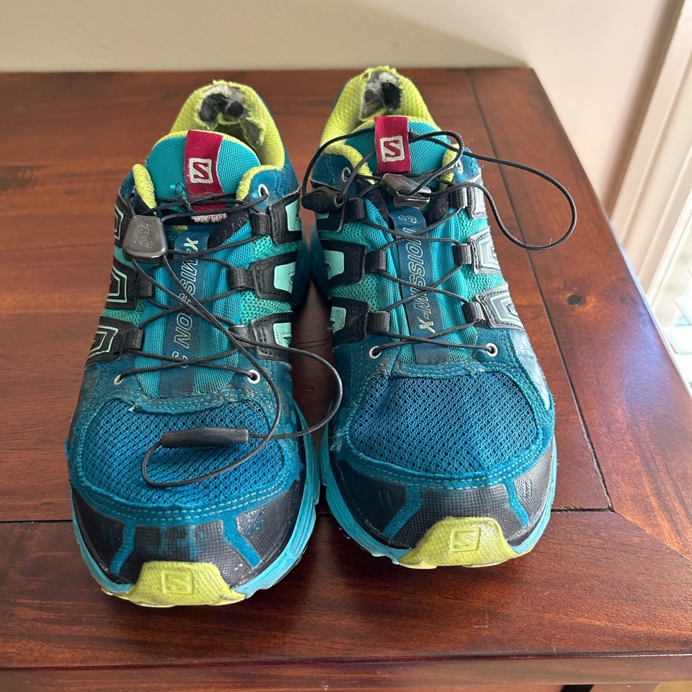 Salomon X-mission 3 running shoes.  Size 7.